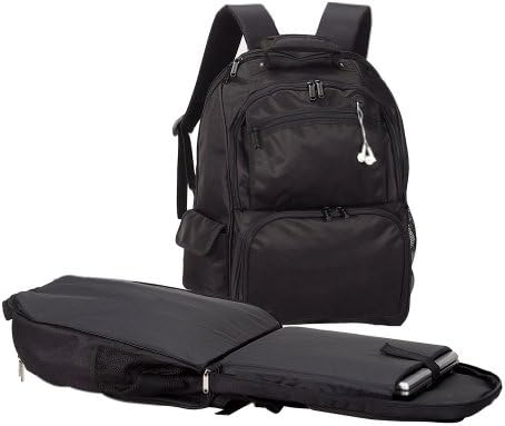 TSA Airport Check Point Scan Express Travel Business Trip Computer Backpack - Black