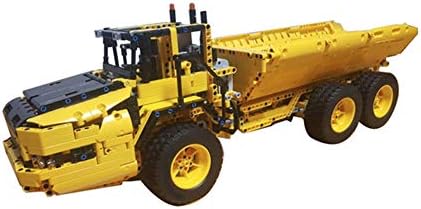 1805 Pcs Building Block Yellow Remote Control Dump Truck Moc 8002 Technic Super Racing Rc Car Kit Model Building Blocks Compatible With Lego Bricks Toy For Adult Or Kid Static Version Amazon Ae