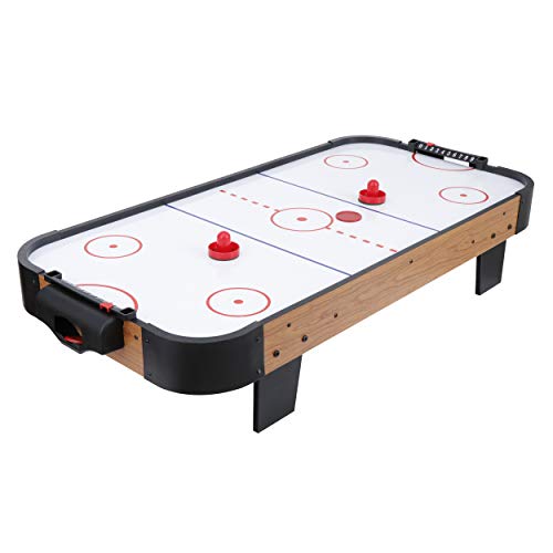 LEMY 40-Inch Electric Motor Fan Air Hockey Table with 2 Strikers and 2 Pucks for Kids and Adults