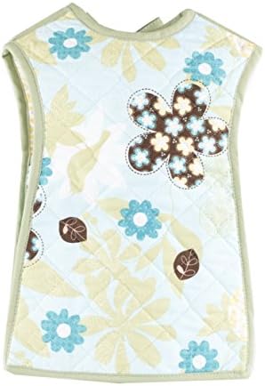 Bibbie Cute Reversible Baby Bib, Full Coverage, Made in the USA - Tweet Tweet Small (9-18 Months)