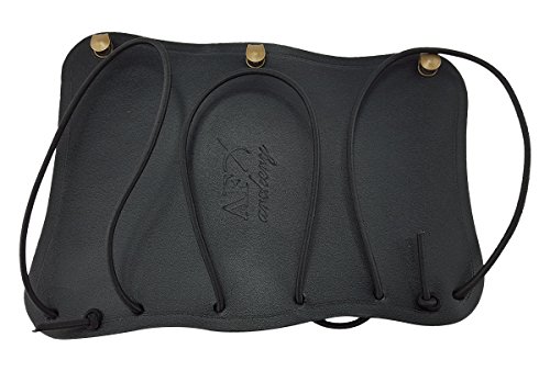 usmile Longbow Leather Arm Guard for archery Recurve Arrow Protective Gear archery arm guard(Black)