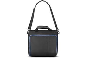 Portable Travel Storage Bag Carrying Case for PlayStation PS4, Waterproof Fully Protective Shoulder Handbag for PS4 and Acces