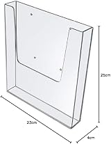 Pos Display Shop 5 x A4 Portrait Leaflet Holder Wall Mount LDS5000 view 10