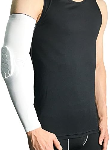 Elbow Guard Elbow Protector Arm Elbow(002WHT,M )