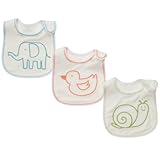 Carter's Unisex Baby 3-Pack Teething Bibs - Neutral - One Size