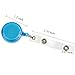 Clip on Retractable Badge Reel with Belt Clip for ID Cards Badge Key Keychain Holders,10 Pack with Different Colors by NATUREBELLE