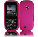 For LG Cosmos 3 VN251S Cosmos 2 VN251 Rubberized Hard Cover Case Hot Pink Accessory
