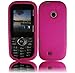 For LG Cosmos 3 VN251S Cosmos 2 VN251 Rubberized Hard Cover Case Hot Pink Accessory