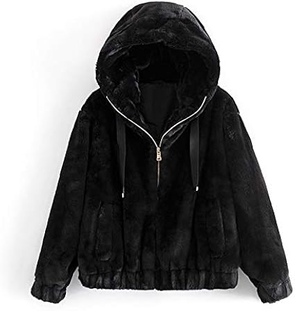 cropped jacket with fur hood