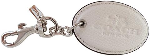 Coach Hangtag Leather Signature Oval Cream F63382SVHA