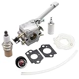 KIPA Carburetor 308054079 for Ryobi RY08420 RY08420A Backpack Blower BP42 530069247, with Mounting gaskets Fuel Filter New Spark Plug Fuel Lines Prime Bulb, Durable Fuel Carburetor mantience kit