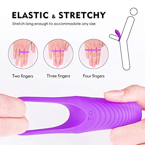 Vibrating Cock Ring, Remote Control 9-Speed Penis Ring Vibrator Medical Silicone Waterproof Rechargeable Powerful Vibration Sex Toy for Male and Couples