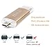 Elefull 2 in 1 Micro USB Flash Drive 64GB Classic Style for Android Smart Phone Tablet Computer Player TV DVD Car Etc (64GB Golden)