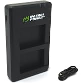 Wasabi Power Dual USB Battery Charger for Olympus BLX-1 and Olympus OM System OM-1