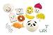 Squishies 10 pcs Slow Rising Kawaii Squishy Toys Medium and Small Sizes Cute Panda Animals Food Cartoon with Straps Ideal for Stress relief Pretend Play Collectible Gifts for Kids and Adults
