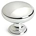 Cosmas 4950CH Polished Chrome Cabinet Hardware Round Mushroom Knob - 1-1/4" Diameter
