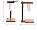 CRWOODCRAFT Premium Stand Drip Pour Over Coffee Maker, Traditional Wooden Chorreador Handmade in Costa Rica, 1 Reusable Cloth Filter (Colador,Bolsita) Included Brown