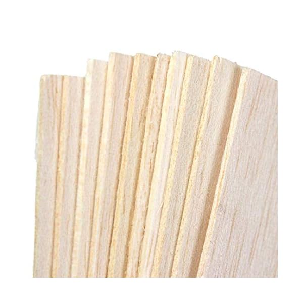 BB Holzplatte, 30Pcs Sperrholz, Holzplatten, Sperrholz-Platte, Hobby Holz Sperrholz Platte, Quadratische Holzscheiben… – Bild 3
