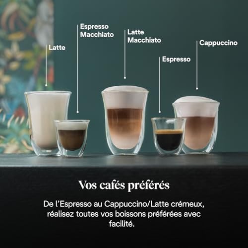 Dedica Style EC685.W, Machine à Café à Pompe en Acier Inoxydable Pour Café Moulu ou Dosettes, Machine à Espresso et Cappuccino, Réservoir de 1,3L, Système Anti-goutte, Blanc