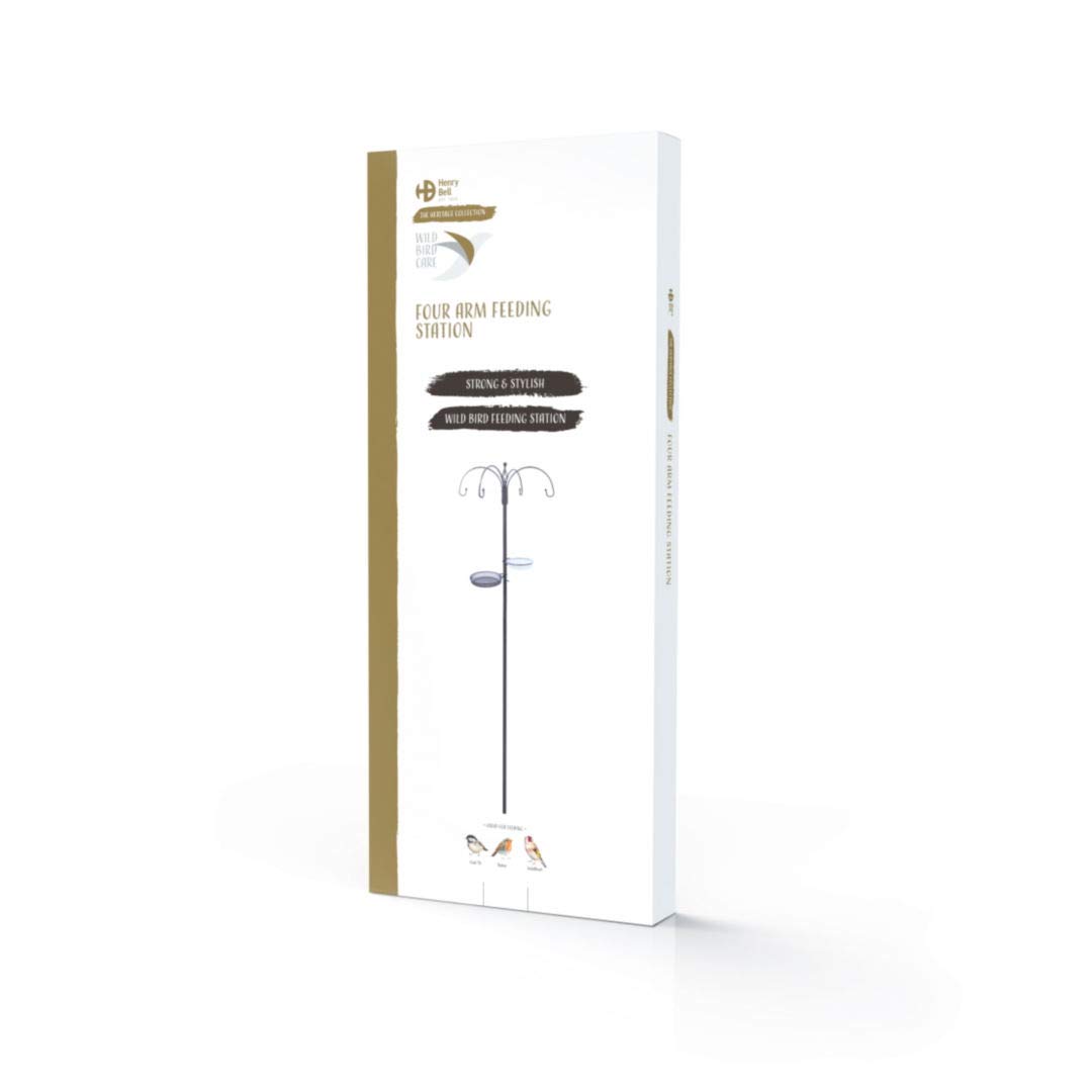 Henry Bell Heritage Four Arm Feeding Station, 2.64 kg clear