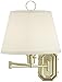 Barnes and Ivy Fredericks Vintage Swing Arm Wall Lamp Brass Gold Metal Plug-in 12