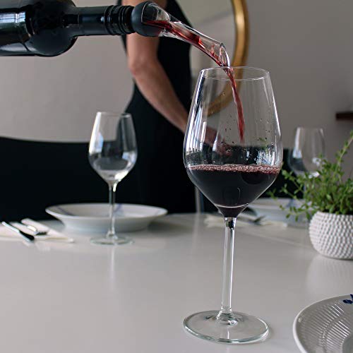 BARVIVO Wine Aerator and Wine Saver Pump with 2 Vacuum Bottle Stoppers