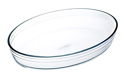 Arcuisine-Borosilicate-Glass-Oval-Roaster-118-x-825-Inch-30x21-Centimeter