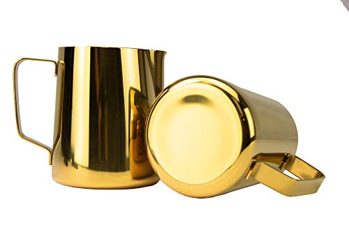 Barista Legends® Milchkännchen Edelstahl 600ml - mit speziellem Latte Art Ausguss - Milchkanne für Hobby Barista in beeindruckenden Farben – Bild 4