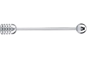 Stainless, Steel Honey Dipper Spoon, Solid Durable Anti Tool for Drizzling Mixing