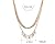November's Chopin Golden Tassels Multi-layer Deluxe Style Princess Necklace