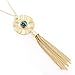 KISSPAT Xmas Gift Women's Long Necklaces Gold Chain Tassel Pendant Fashion Jewelry for Girls