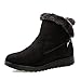 bolomee Women Winter Warm Button Snow Boots