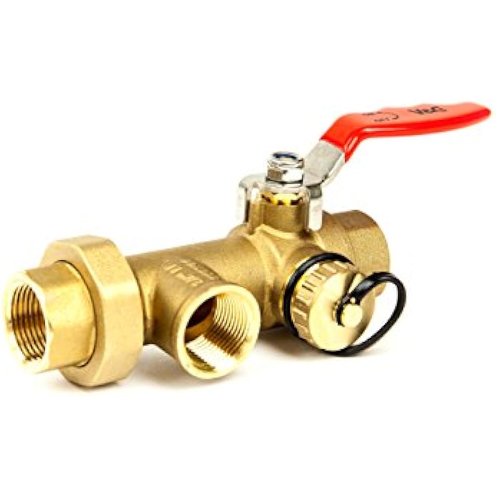 Tankless Pipe Fittings Water Heater Flush Kit 3/4" Lead Free Isolation Service eBay