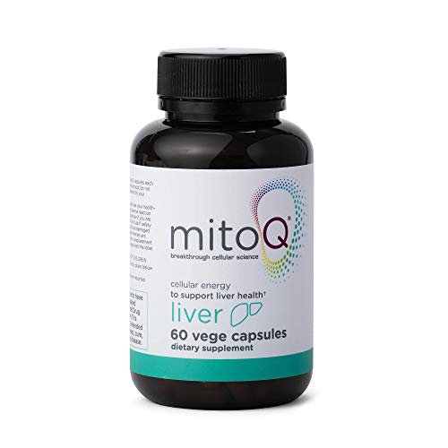 MitoQ Liver 60 Capsules CoQ10 Antioxidant MitoQ w/Choline, Milk