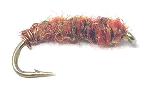 Feeder Creek Fly Fishing Trout Flies - KILLER BUG - One Dozen Flies - 2 Size Assortment 12,14 (6 of Each Size)