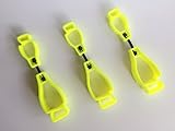 3x yellow Glove Grabber Clip Holder Guard Work Safety Clip Glove Keeper