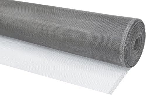 WJ Dennis &amp; Company Climaloc SACL24100S Bulk Roll of Strong Durable Aluminum Replacement Screen for Professionals, 24-Inch x 100-Feet, Silver