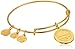 Alex and Ani Art Infusion Sand Dollar Expandable Gold-Tone Bangle Bracelet