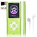 Mp3 Player,Music Player with a 16 GB Memory Card Portable Digital Music Player/Video/Voice Record/FM Radio/E-Book Reader/Photo Viewer/1.8 LCD