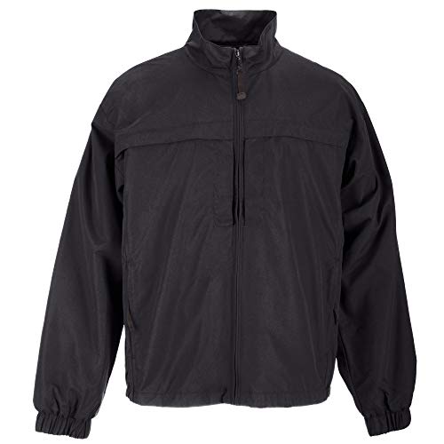 5.11 Tactical Men's Response Lightweight Jacket, Ready Pocket, Easy-Store Design, Black, M, Style 48016