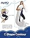 Full Body Pregnancy Pillow – Extra Soft Support Cushion for Maternity Nursing and Back Pain Relief - 100% Cotton Washable Cover (C Shaped)