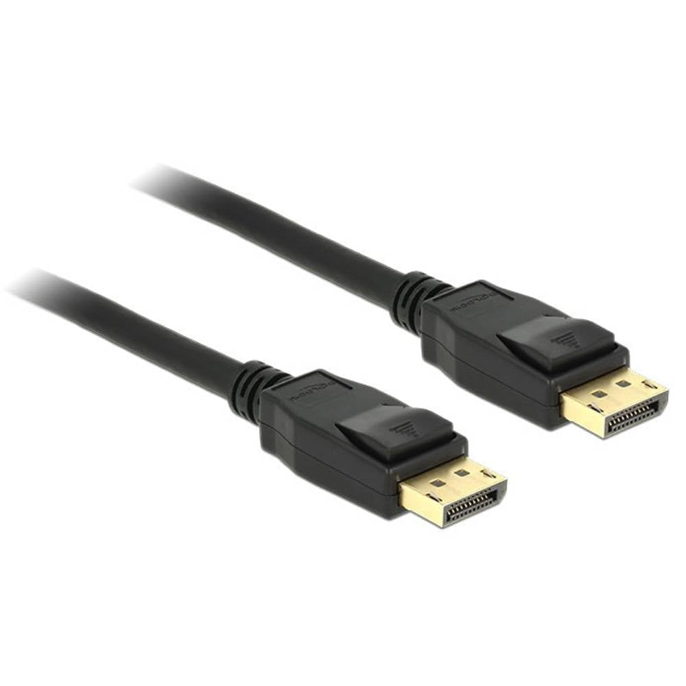 Delock Cable DisplayPort Male to DisplayPort Male 5 m Black 4 K