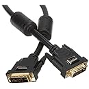 AmazonBasics DVI to DVI Cable - 6.5 Feet (2 Meters)