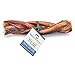 Barkworthies Premium Dog Treats, 6-Inch Braided Bully Sticks
