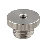 CAMVATE 1/4"-20 to 5/8"-11 Threaded Screw Adapter for Tripod Laser Level Bosch Adapter