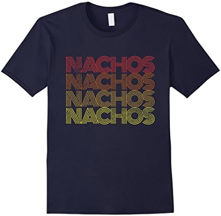 Mens Nachos Shirt - Retro T Shirt for Nacho Eaters Medium Navy