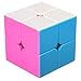 High Speed 2x2 Puzzle Cube (Tanbi Puzzles RC110) Mini Stickerless (2 by 2)