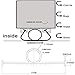 BOWSEN Garage Door Bottom Seals Weatherproof Weather Stripping Threshold Buffering Sealing High Performance EPDM Rubber Resistance Gasket Black 5/16 Inch T-End, 16FT Long