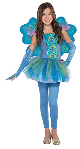 Children's Peacock Princess Costume Size Large (12-14)