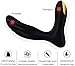 PALOQUETH Male Vibrating Prostate Massager Sex Toy with 2 Powerful Motors & 10 Stimulation Patterns for Wireless Remote Control Anal Pleasure, Unisex G Spot Vibrator Anal Sex Toy, Black